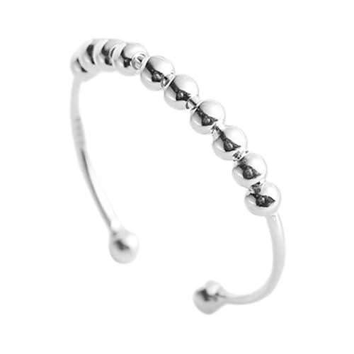 Healvian Offene Ringe Für Damen Aus Sterlingsilber Mit Verstellbarem Design Für Individuelle Größenanpassung Minimalistischer Fingerring Für Vielseitige Styling-möglichkeiten von Healvian