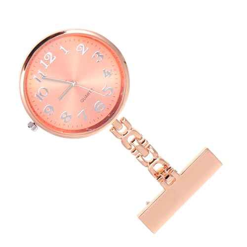 Healvian Krankenschwester Hängende Quarz Uhr Klinische Pflegeuhr Mit Clip Leichtes Metall Exquisites Design Für Klinikpersonal Orange von Healvian