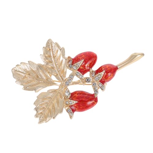 Healvian Stilvolle Obst Anstecknadel für Frauen und Mädchen für Kleidung Taschen und Geschenkideen zu Besonderen Anlässen von Healvian