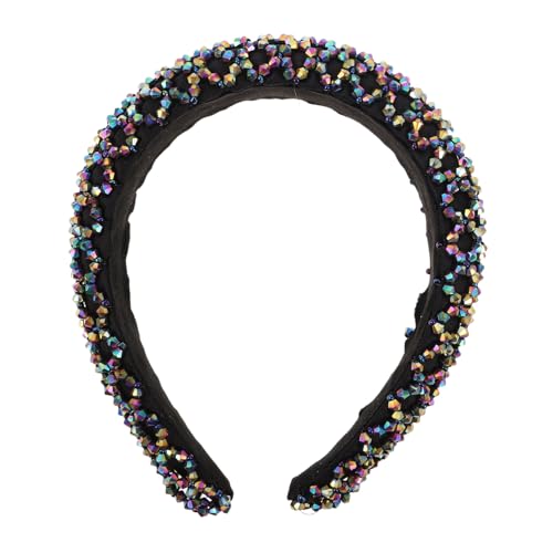 Healvian Stirnband mit breiter Krempe süße Stirnbänder handgefertigtes Perlensturmstirnband elastisches glitzerndes Stirnband Stirnbänder frauen Stoff Healvian Stirnband mit breiter Krempe süße Stirnbänder handgefertigtes Perlensturmstirnband elastisches glitzerndes Stirnband Stirnbänder frauen Stoff von Healvian