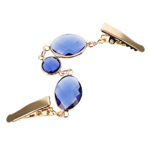 Healvian Strass Cardigan Clips Modische Kragen Clips für Strickjacken und Pullover Verstellbare Schutzclips gegen Verrutschen Schmuckspangen für Damen Vielseitige Kleidungsclips von Healvian