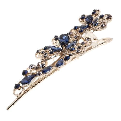 Healvian Strass-haarnadel Für Frauen Und Mädchen Metall-clip Kopfschmuck Blumen-design Haar-accessoires Für Hochzeit Party von Healvian