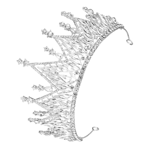 Healvian Adorable Rhinestone Dekoration Für Hochzeiten Bälle Und Partys Elegante Wasserfall-krone Für Blumenmädchen Und Bräute Leicht Und Funkelnd von Healvian