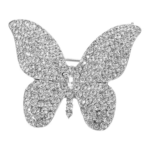 Healvian Schmetterlingsbrosche Mit Strass Anstecknadel Für Damen Vintage-insekten-accessoire Für Kleider Mäntel Schals Und Formelle Anlässe von Healvian