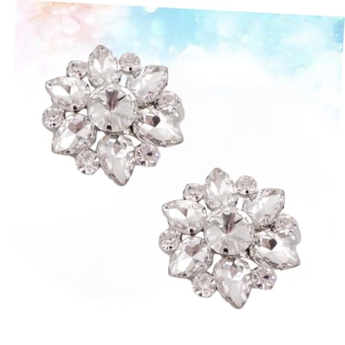 Healvian Strass Schuhclips Damen Glitzernde Schuhschnallen Abnehmbare Schuhdekoration für Pumps Sandalen Stiefel Hochzeit Party Zubehör von Healvian