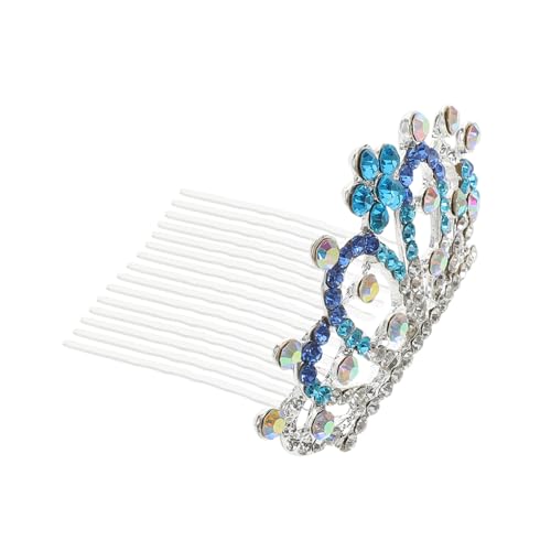 Healvian Tiara Kristallkrone Mit Haarkamm Strasskamm Für Hochzeit Prinzessin Mädchen Kopfschmuck Haarschmuck Für Blumenmädchen Und Feiertage von Healvian