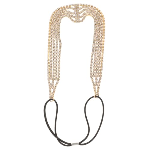 Healvian Elastic Bridal Rhinestone Headband Mehrlagiges Haaraccessoire Für Hochzeiten Elastisches Und Komfortables Design Für Brautkleider Und Festliche Anlässe von Healvian