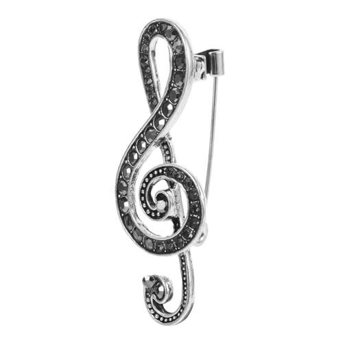 Healvian Strassbesetzte Musiknoten Brosche Damen Kreative Anstecknadel für Kleidung Modisches Schmuckaccessoire Vielseitig Tragbar bei Festivals und Besonderen Anlässen Healvian Strassbesetzte Musiknoten Brosche Damen Kreative Anstecknadel für Kleidung Modisches Schmuckaccessoire Vielseitig Tragbar bei Festivals und Besonderen Anlässen von Healvian