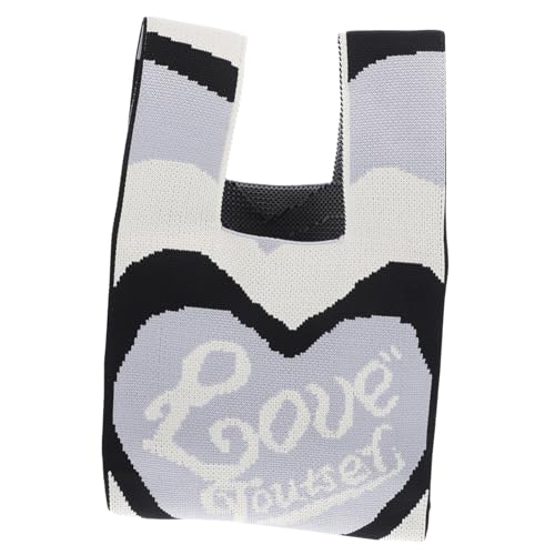 Healvian Strickhandtasche Damen Geknotete Umhängetasche für Strand Reisen Tote Bag für Schule Shopping Healvian Strickhandtasche Damen Geknotete Umhängetasche für Strand Reisen Tote Bag für Schule Shopping von Healvian