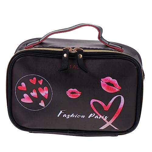 Healvian Stylische Tragetasche für Damen Multifunktionale Kosmetiktasche mit Reißverschluss für Reisen und Alltag Wasserabweisend und Kompakt Geeignet für Make Up und Toilettenartikel von Healvian