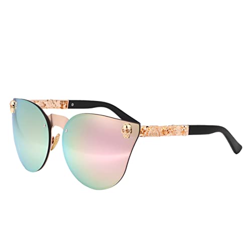 Healvian Stylische Unisex Sonnenbrille mit Metallrahmen Uv Schutz Langlebige Eyewear für Damen und Herren Geeignet für Strand Party und Alltag Individuelles Design für Besondere Auftritte Healvian Stylische Unisex Sonnenbrille mit Metallrahmen Uv Schutz Langlebige Eyewear für Damen und Herren Geeignet für Strand Party und Alltag Individuelles Design für Besondere Auftritte von Healvian