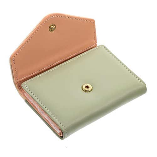 Healvian Stylischer Damen mit Blumenmuster Kurzes Portemonnaie Hochwertigem PU Material Praktische Aufbewahrung für Frauen für Schule Besondere Anlässe von Healvian