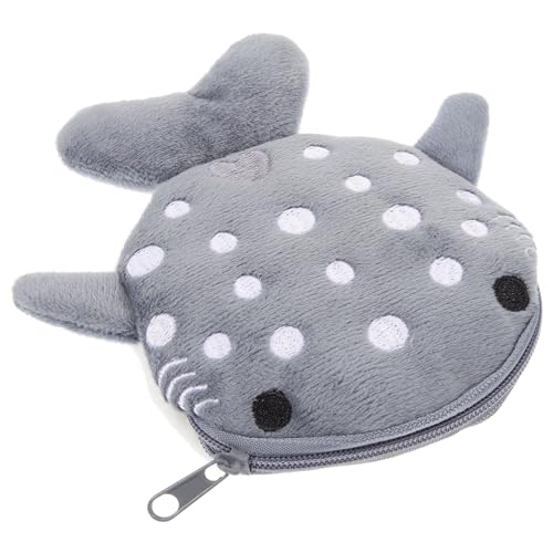 Healvian Süßer Cartoon Plüsch Geldbeutel Niedlicher Münzbeutel mit Reißverschluss für Kleingeld Schlüssel und Kleine Essentials für Erwachsene von Healvian