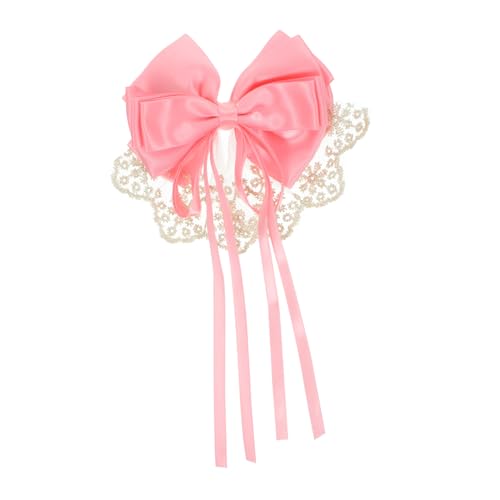 Healvian Süßer Spitzen Haarklammer mit Schleifen Design Leichter und Langlebiger Haarschmuck für Damen für Partys Hochzeiten und Alltag Modisches Accessoire für Mädchen und Frauen von Healvian