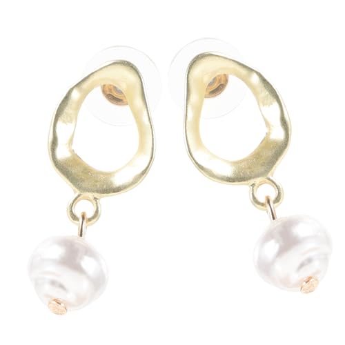 Healvian Süßwasserperlen Ohrringe Für Damen Dangler Ohrringe Im Vintage Silber Nadel Bezauberndes Design Für Besondere Anlässe von Healvian