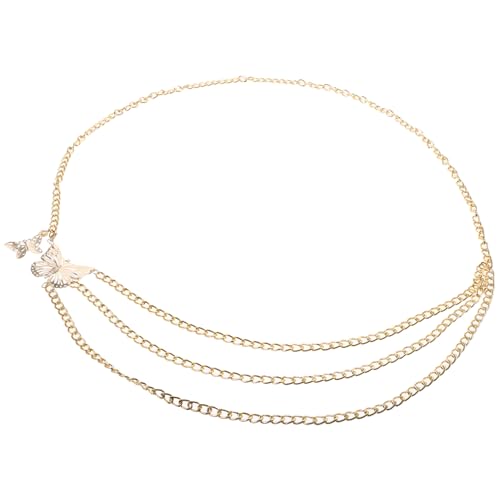 Healvian Taillenkette Für Damen Aus Metall Mit Schmetterlingsanhänger Leicht Und Angenehm Zu Tragen Geeignet Für Strand Party Und Andere Anlässe von Healvian