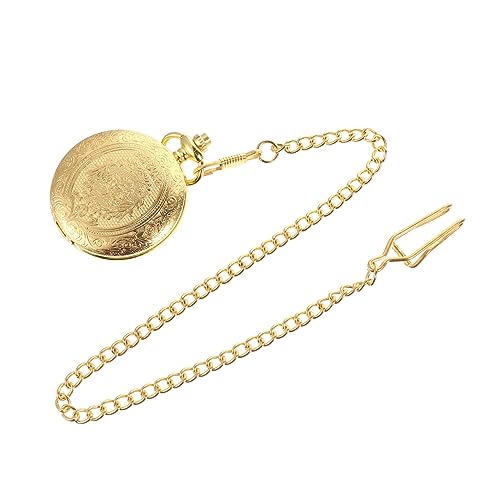 Healvian Taschenuhr Mit Quartzwerk Hängeuhr Halsketten-taschenuhr Hochwertige Materialien Robust Und Widerstandsfähig Schickes Design Filigrane Halskette Elegantes Aussehen Einfache Zeitanz von Healvian