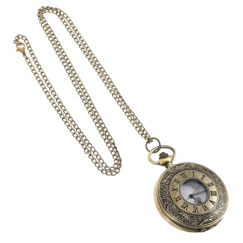 Healvian Vintage Taschenuhr Mechanisch Für Herren Damen Kleine Dekorative Uhr Aus Robustem Material Leicht Tragbar Als Geschenk Für Familien Freunde von Healvian