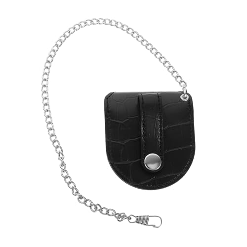 Healvian Taschenuhrentasche Tragbare Hüfttasche mit Kette Vintage Gürteltasche für Damen und Herren von Healvian