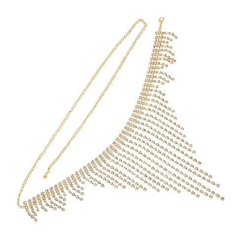 Healvian Kettenstrass Taillenkette Damen Mit Strasssteinen Bauchtanz-taillengürtel Taillenkettengürtel Für Hochzeitskleid-dekoration Und Alltag von Healvian