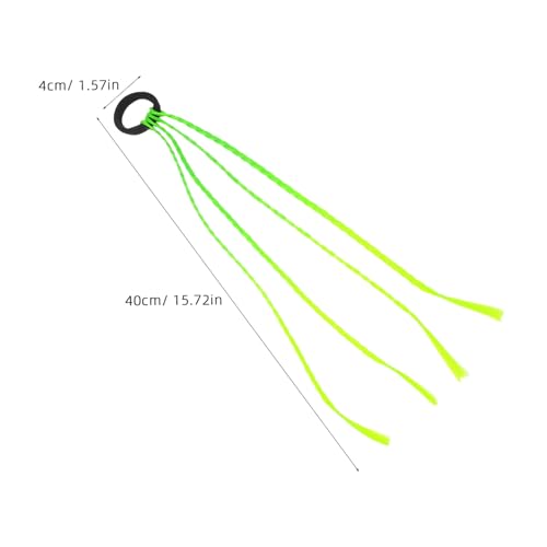 Healvian Teiliges Bunte Haarringe Geflochtene Haarseile in Farbverlauf Schonend für Kinderhaare Vielseitig für Party Bühne Alltag Modische Haarschmuck Accessoires für Mädchen von Healvian