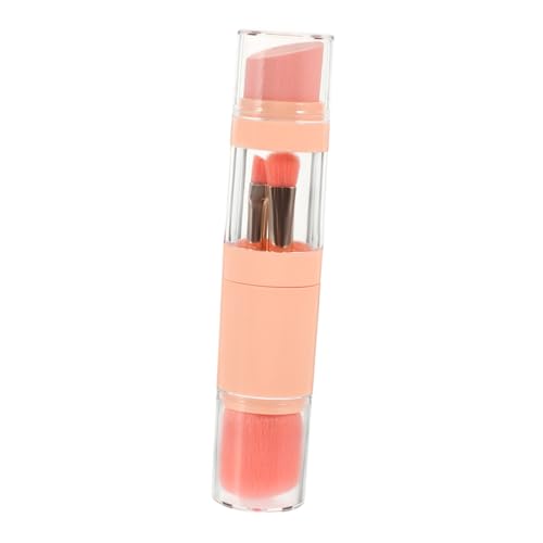 Healvian Teiliges Make Up Pinselset Damen Vielseitige Eyeshadow Concealer Puder Pinsel mit Dichten Weichen Borsten Kompakt und Reisefreundlich Schützendem Deckel Rosa von Healvian