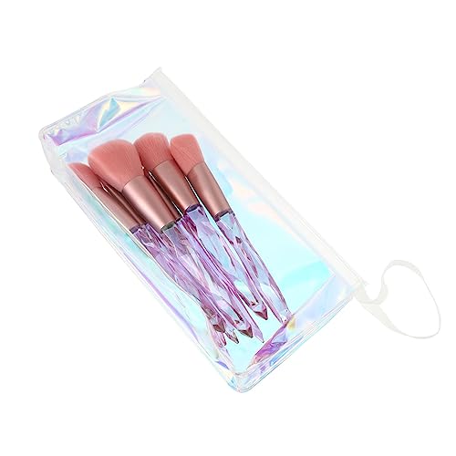 Healvian Teiliges Make Up Pinselset mit Transparentem Diamantgriff Synthetische Kosmetikpinsel für Foundation Nase Lidschatten und Langlebig Haarfrei Vielseitig für Präzises Schminken und Healvian Teiliges Make Up Pinselset mit Transparentem Diamantgriff Synthetische Kosmetikpinsel für Foundation Nase Lidschatten und Langlebig Haarfrei Vielseitig für Präzises Schminken und von Healvian