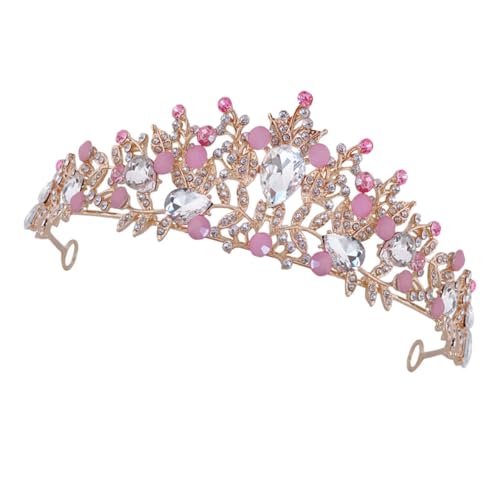 Healvian Tiara Dekoration Partykrone Kopfbedeckung Braut Diademe Für Frauen Krone Kopfschmuck Junggesellin Verstauen Hochzeit Krone Aus Strass Hochzeit Stirnband Zinklegierung Rosa Healvian Tiara Dekoration Partykrone Kopfbedeckung Braut Diademe Für Frauen Krone Kopfschmuck Junggesellin Verstauen Hochzeit Krone Aus Strass Hochzeit Stirnband Zinklegierung Rosa von Healvian