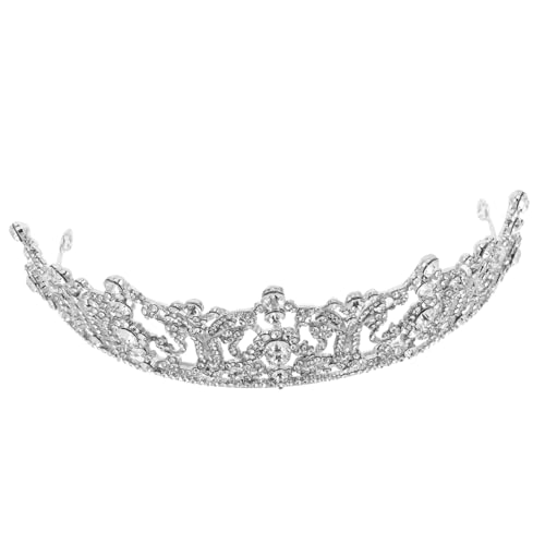 Healvian Tiara Für Hochzeit Mit Strass-applikationen Stilvolles Stirnband Aus Legierung Kopfschmuck Für Brautpartys Und Fotoshootings Passt Zu Verschiedenen Brautkleidern von Healvian