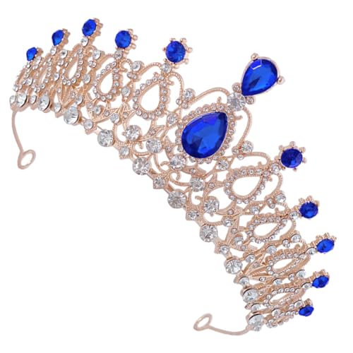 Healvian Tiara Krone aus Metall mit Funkelnden Strasssteinen Kleine Prinzessinnen Haaraccessoire für Geburtstagsfeier Leichtes Robustes Mädchen Kostümzubehör in Königlichem Blau Healvian Tiara Krone aus Metall mit Funkelnden Strasssteinen Kleine Prinzessinnen Haaraccessoire für Geburtstagsfeier Leichtes Robustes Mädchen Kostümzubehör in Königlichem Blau von Healvian