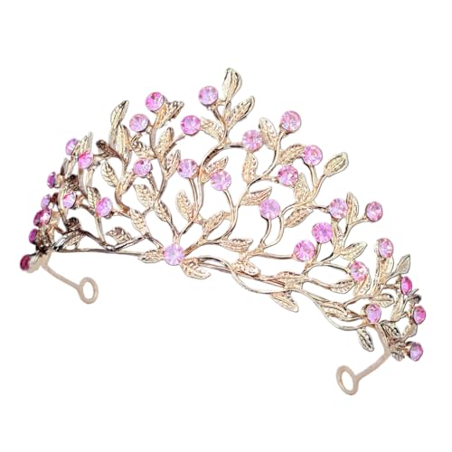 Healvian Strass Stirnband Tiara Hochzeit Kopfschmuck Für Partys Fotoshootings Mit Glänzenden Strass Ornamenten Stilvolle Haar Accessoires von Healvian