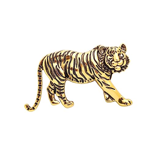 Healvian Tiger Brosche für Anzug Hochwertige Tiger Anstecknadel für Männer Stilvolles Kleidungsaccessoire für Besondere Anlässe Langlebig Elegant von Healvian