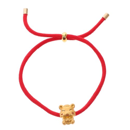 Healvian Tiger Charm Armband Geflochtenem Seil für Herren und Damen Verstellbares Handgelenkarmband mit Einzigartigem Design Geeignet für Partys und Events Hautfreundlich und von Healvian