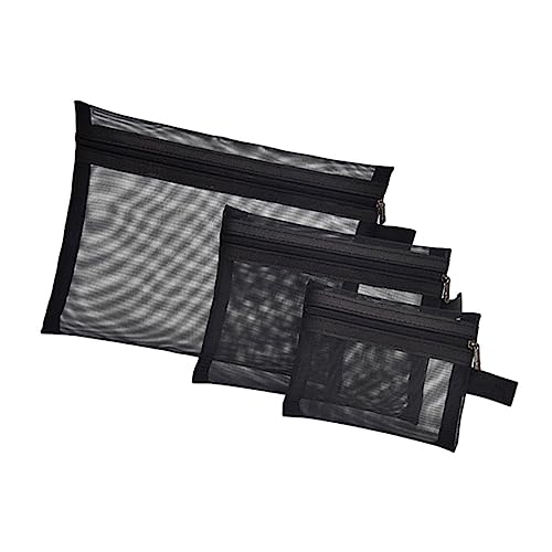 Healvian 3stücke Tragbare Make up Netztasche Multifunktionale Kosmetiktasche Transparente Kulturbeutel Für Reisen Große Kapazität Für Damen Und Herren Für Lippenstift Ladekabel Und von Healvian
