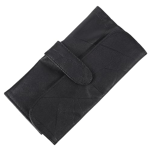 Healvian Pinsel-Organizer-Tasche Aus Kunstleder Tragbarer Schminkkoffer Mit Elastischen Fächern Für Kosmetikpinsel Make-up-rolltasche Für Reisen Und Zuhause Schlichtes Design von Healvian