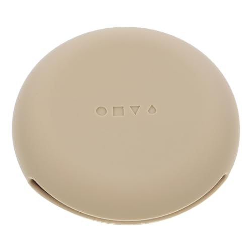 Healvian Tragbarer Make Up Schwammhalter aus Robustem Silikon Kompakte Puderquasten Aufbewahrungsbox für Reisen und Outdoor Leichte Platzsparende Kosmetik Organizer für Unterwegs von Healvian