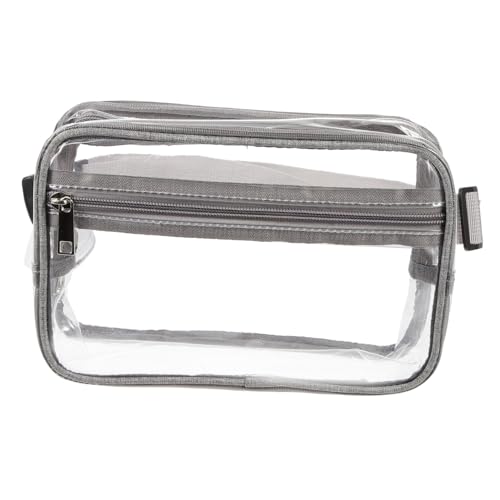 Healvian Transparente Bauchtasche Unisex Verstellbar mit Mehreren Fächern für Outdoor Sport Reisen Joggen Mädchen Hüfttasche von Healvian