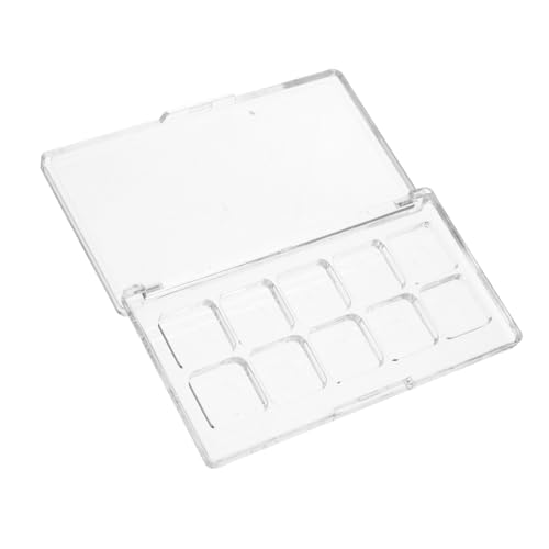 Healvian Transparente Fach Make Up Palette Kosmetikbehälter für Lidschatten Blush Lippenstift und Aquarellfarbe Wiederbefüllbar Kompakte Aufbewahrung für Reisen und DIY Kosmetik Healvian Transparente Fach Make Up Palette Kosmetikbehälter für Lidschatten Blush Lippenstift und Aquarellfarbe Wiederbefüllbar Kompakte Aufbewahrung für Reisen und DIY Kosmetik von Healvian