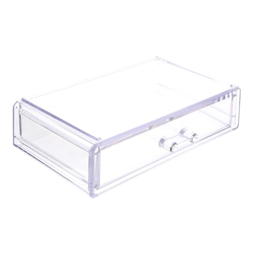 Healvian Transparente Für Make-up Und Schmuck Durchsichtige Kosmetik-organizer-box Mit Deckel Aufbewahrungsbox Für Kleinigkeiten Und Schreibwaren Langlebig Und Staubgeschützt von Healvian