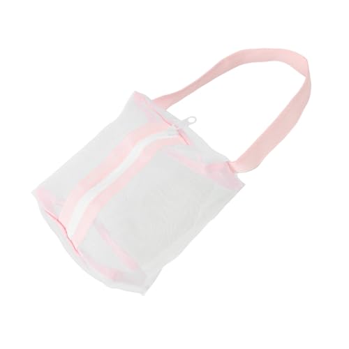 Healvian Transparente Mesh Kulturtasche Klein Atmungsaktiv Reise Make up Tasche für Damen Herren Multifunktional Shampoo Aufbewahrungstasche Kompakt Portable Reisezubehör von Healvian