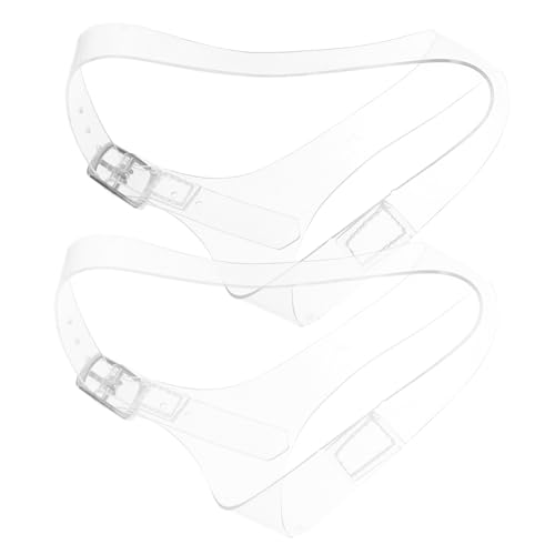 Healvian Transparente Tpu Dreieck Schuhbänder Rutschfeste Elastische High Heels Riemen Anti lose für Lockere Pumps Stabiler Halt Damen von Healvian