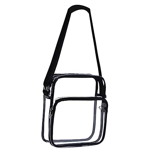 Healvian Transparente Umhängetasche für Damen Verstellbar für Shopping Reisen Strapazierfähiges Material mit Reißverschlussverschluss Healvian Transparente Umhängetasche für Damen Verstellbar für Shopping Reisen Strapazierfähiges Material mit Reißverschlussverschluss von Healvian