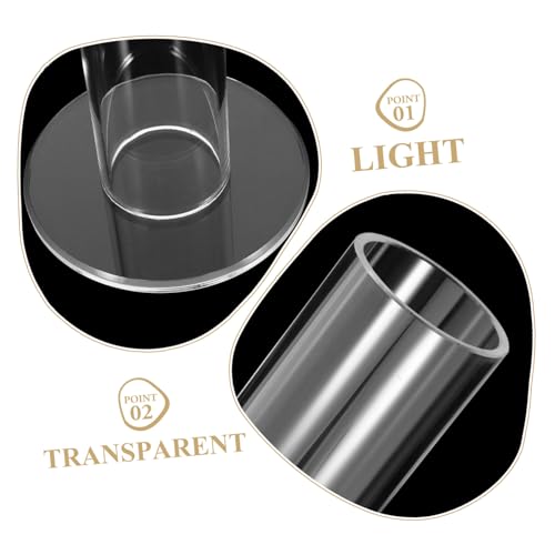 Healvian Transparenter Acryl Scrunchie Halter Haargummi Organizer Ständer für Mädchen Robuster Haargummi Aufbewahrungshalter Multifunktionaler Schmuck Haarbandhalter Stabil und Langlebig von Healvian