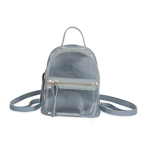 Healvian Transparenter Damenrucksack Schlicht Und Praktisch Für Schule Reisen Und Camping Kleine Freizeittasche Für Frauen Und Mädchen Stylisch Und Elegant von Healvian