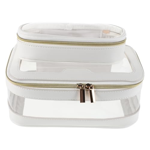 Healvian Transparentes Make Up Täschchen wasserdichte Tragbare Kosmetik Organizer mit Großer Kapazität Abnehmbare Mutter Tochter Tasche Kompakt und Leicht für Reise und Alltag Healvian Transparentes Make Up Täschchen wasserdichte Tragbare Kosmetik Organizer mit Großer Kapazität Abnehmbare Mutter Tochter Tasche Kompakt und Leicht für Reise und Alltag von Healvian