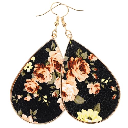 Healvian Tropfenohrringe für Damen Langlebig und Hautfreundlich Barock Inspirierte Baumelohrringe mit Blumenmotiv Perfekter Ohrschmuck für Party Hochzeit und Alltag Trendige Geschenkidee von Healvian