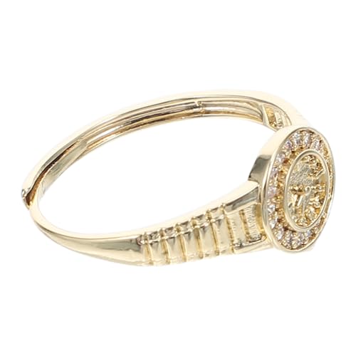 Healvian Uhrenring Verstellbarer Ring Schmuck Uhren Für Frauen Uhr Schmuck Für Frauen Damen Armbanduhren Fingeruhren Uhrenringe Damen Armbanduhr Fingeruhr Ringuhr Golden von Healvian