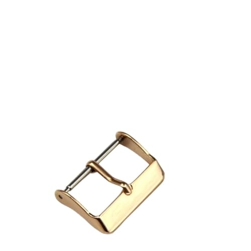 Healvian Uhrverschluss Goldfarben Robust Langlebig Einfache Kompatibel für Damen Herren Uhrenarmband Zubehör von Healvian