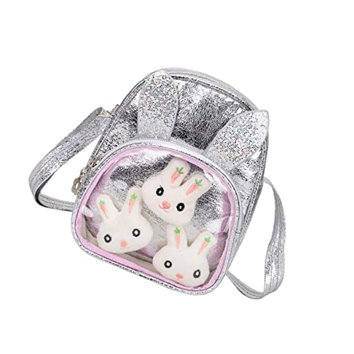 Healvian Schicke Junge Mädchen-Tasche Mit Reißverschluss-Design Schicke Glitzernde Umhängetasche Für Mädchen Langlebig Und Angenehm Für Reisen Ausflüge Und von Healvian