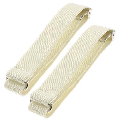 Healvian Unisex Elastischer Armband Ärmelhalter mit Metallverschluss Verstellbarer Ärmelring für Herren und Damen Vielseitiges Modisches Accessoire für Hemden und Jacken von Healvian